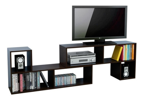 Combo 2 Rack Tv Mundial Mueble Mesa Reforzado Modular Em