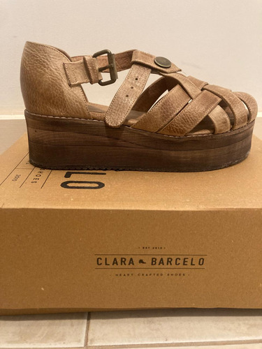 Sandalias Clara Barceló Mujer Usadas 1 Vez Muy Buenas! (Usado)