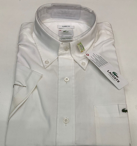 Camisa Lacoste Hombre Manga Corta Ch419