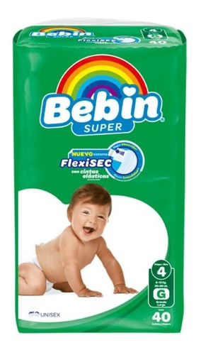 Pañales Bebin Súper Super unisex G