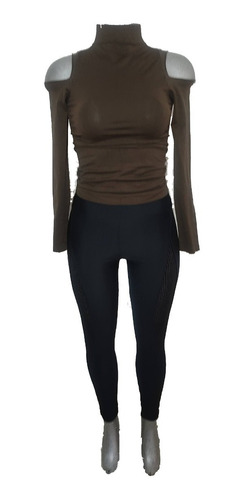 Conjunto Deportivo Mujer Legging Y Top Gym Yoga Fitness 