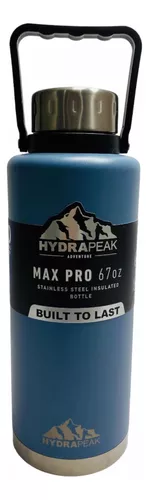 Termo Hydrapeak Max Pro 67 Oz Asa Acero Inoxidable Azul M067