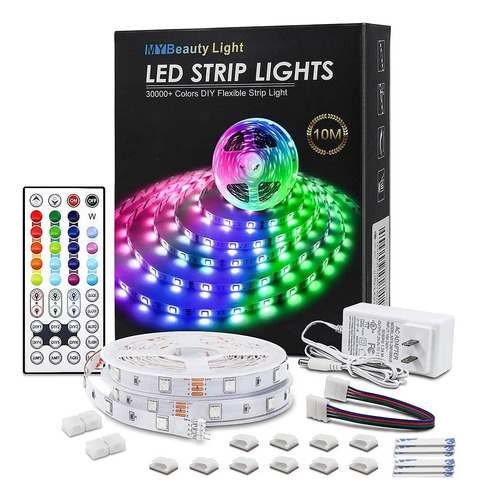 Tira De Luces Led Rgb De 32.8 Pies, Tira De Luces Brillantes