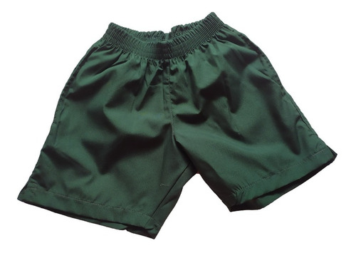 Short Verde Uniforme Escolar Talle S Al L