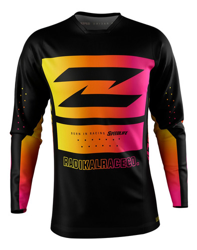 Jersey Motocross Concept Speedlife Negro Radikal