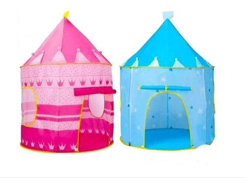 Carpa Castillo Para Niño Y Niña + 100 Pelotas Plásticas 