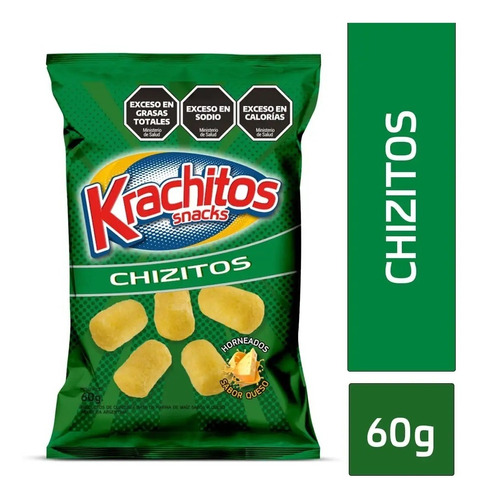 Imagen 1 de 1 de Oferta! Palitos De Maiz Chizitos Queso Krachitos 60g Snack