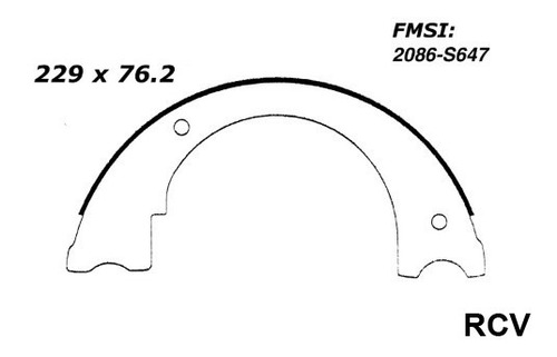 Balata Freno Mano Para Chevrolet C3500 Hd 1994 S/e