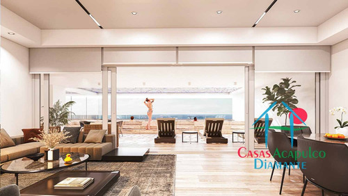 Cad Live Aqua 1306. Departamento De Playa En Preventa Con Terraza Y Alberca Privada