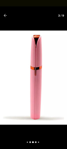 Lápiz Depilador De Cejas Facial Recargable Usb Rosa