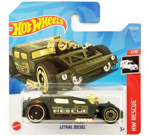 Hotwheels Carro Militar Lethal Diesel  + Obsequio 