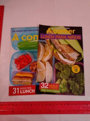 Lote De 2 Revistas A Comer Pastas Frias No 16 Y 29 (Usado)