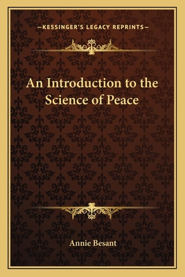 Libro An Introduction To The Science Of Peace An Introduc...