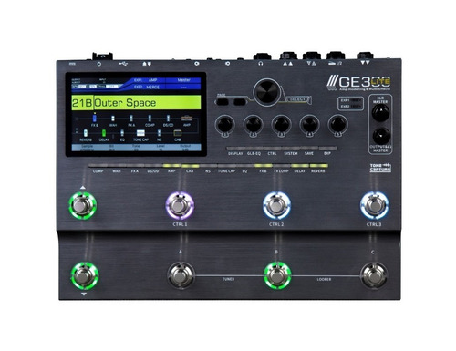 Imagen 2 de 3 de Pedal de efecto Mooer GE300Lite negro