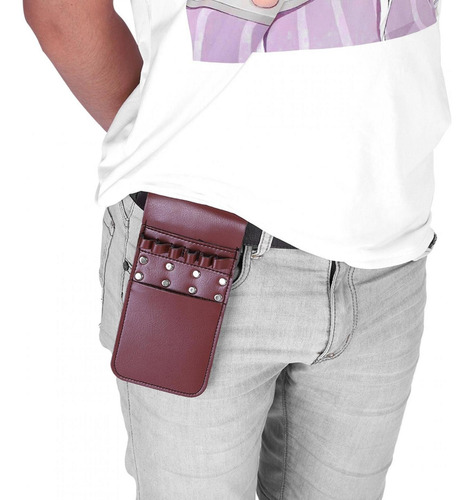 Archery Equiptment Portable Pocket Quiver Pu Leather 6pcs