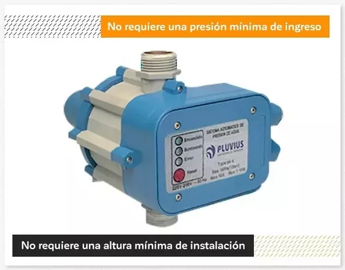 Presurizador Agua Control Automatico Presion Pluvius Caf