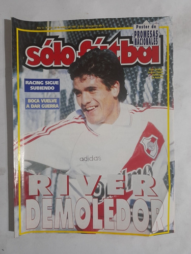 Solo Futbol 592 Central 2 River 5 , Boca 2 Ñuls 1 Año 1996
