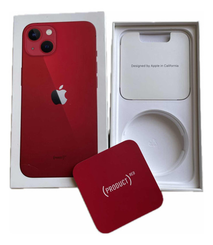 Caja Vacia iPhone 13 128gb Red