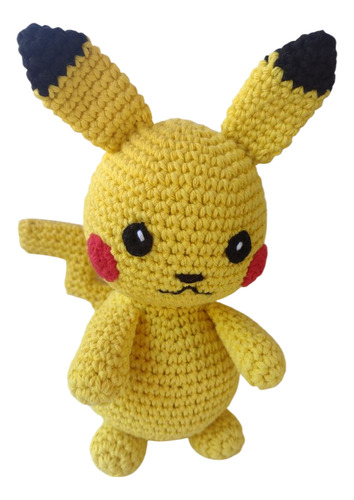 Pikachu Muñeco Tejido Pichu Raichu Pikachu