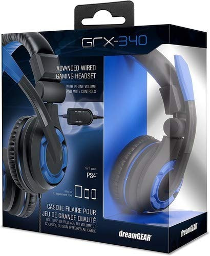 Auriculares Gamer : Dreamgear Grx-340 Advanced Wired Ps4