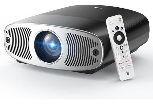 Projetor Google Tv-licenciado + Netflix Android 4k 22000lm