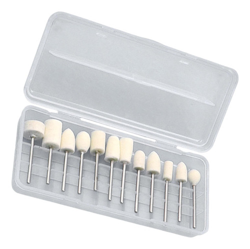 3 X 12x Grinding Polishing Head Kit Herramientas De Manicura
