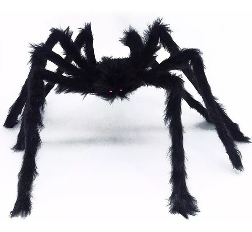 Aranha Gigante Peluda Brinquedo Decoração Inseto Halloween