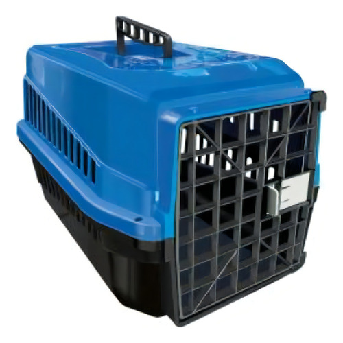Caixa De Transporte De Viagem Para Cães E Gatos Colorida N1 Cor Azul