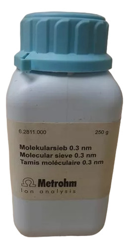 Silica Gel O Tamis Molecular De0.3 Nm Marca Metrohm 250 Grs