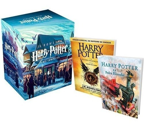 Livro Box Coleção Harry Potter - 7 Volumes + Vol. 8