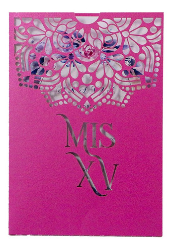 Invitación Xv Años Personalizada Original 100pz Mod.xv013