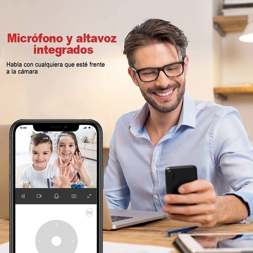 Imagen 4 de 7 de Cámara Ip De Seguridad Wifi Impermeable 1080p Con Alarma