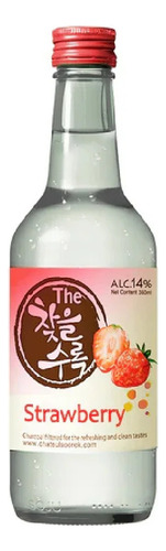 Soju Strawberry Bebida De Corea De Fresa 20 Botellas 375ml