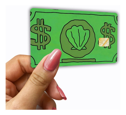 Sticker Para Tarjeta Bancaria Bob Esponja Paquete Con 4