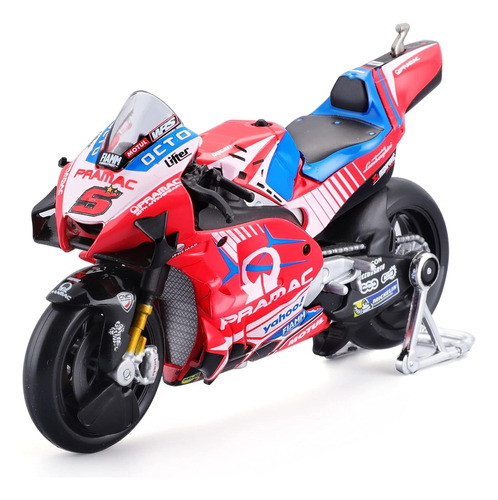Motocicleta Maisto Ducati Pramac Team #5 2021 Moto Gp 1:18