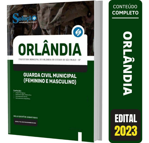 Apostila Guarda Civil Municipal Orlândia Sp