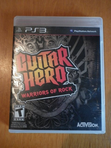 Guitar Hero Warriors Of Rock - Para Play Station 3