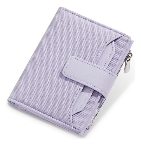 Cartera Para Mujer Con Bloqueo Rfid, Billetera Bifold Con