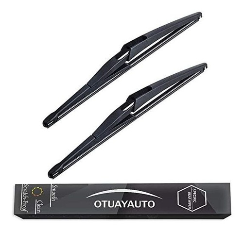 Otuayauto Rear Windshield Wiper Blades - 2 Pieces Of 12  Car