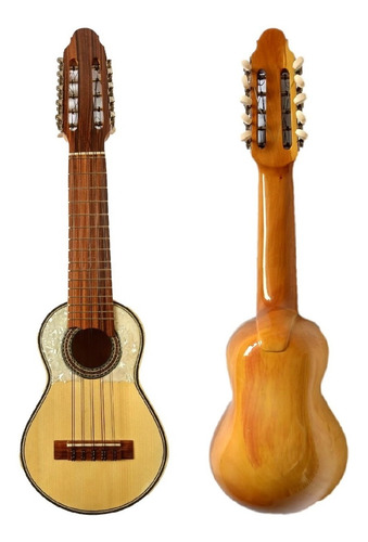 Charango Boliviano Naranjillo Boca Redonda Original C/funda
