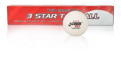 12 Bolas Bolinha Tênis De Mesa Dhs 3 Estrelas 40mm Celulóide