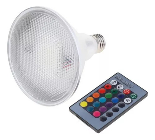 Jj New Lámpara Led Cambia De Color Controlador Par38 Rgb
