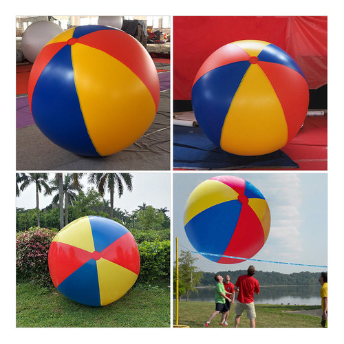 Pelota Inflable Grande De Pvc Para Jugar, Pelota Colorida, 1