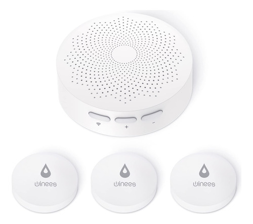 Winees Detector De Agua Wifi, Paquete De 3 Sensores De Agua