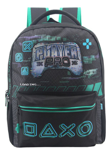 Mochila Gamer Escolar 16 PuLG. Bolsillo P/botella 81 Divina!