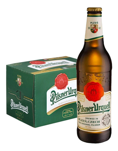 Cerveja Tcheca Pilsner Urquell 500ml (12 Unidades)