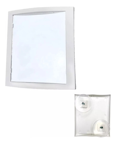 Espelho Para Banheiro Box Com Ventosa Portátil