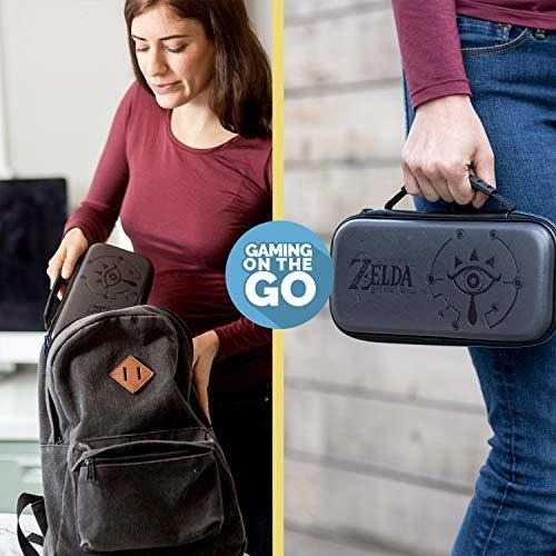 Nintendo Switch Deluxe Zelda Sheikah Funda De Viaje Para