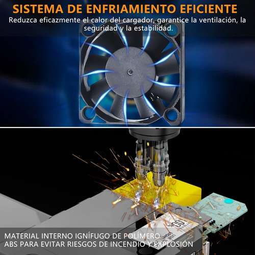 Imagen 3 de 9 de Cargador Inteligente De 12v Para Batería De Auto/motocicleta