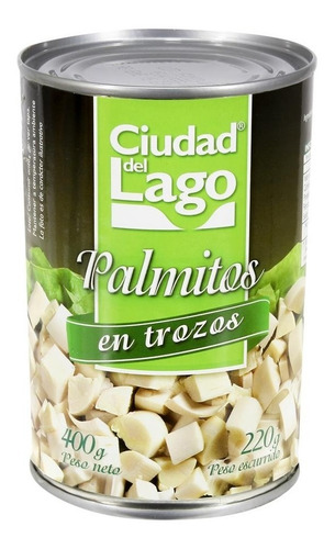 Palmitos En Trozos  Ciudad Del Lago 400 Gr  X  Unidad.